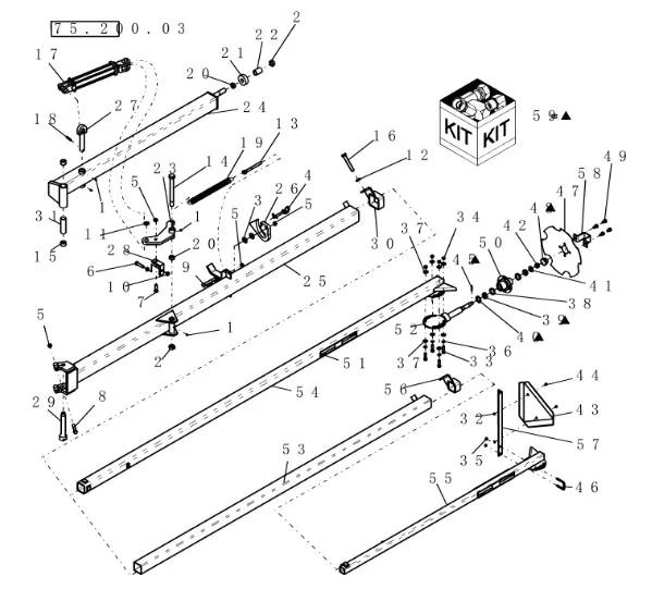 DR-747 - 747 шкворень ступицы